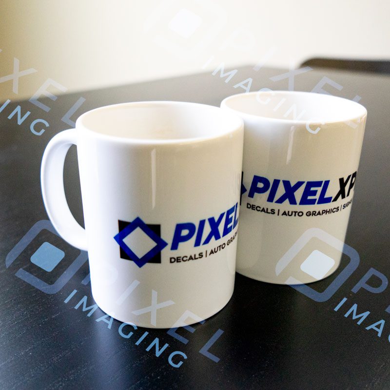 Custom printed promotional coffee mug gifts in Calgary